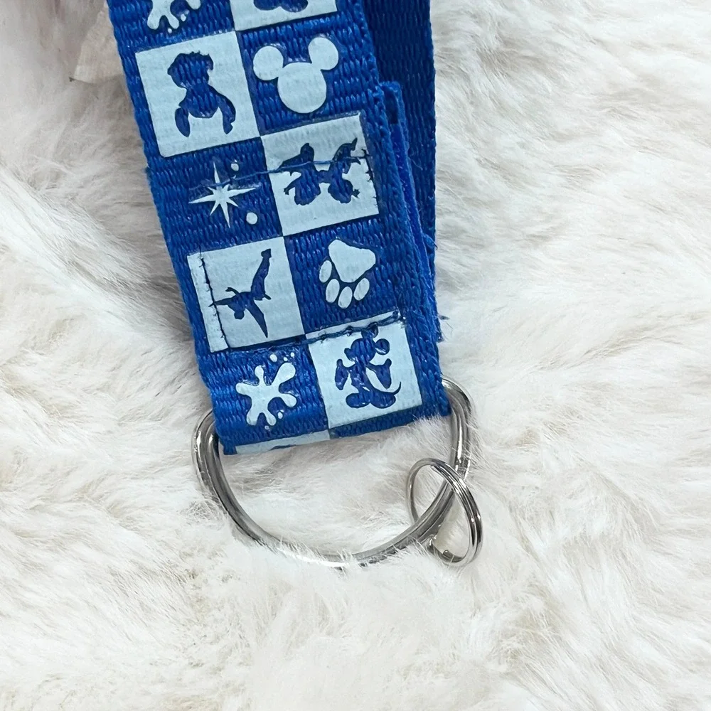 🔮 5/$25 Disney Characters Stitch Tinker Chip Dale Lanyard / Card Holder
